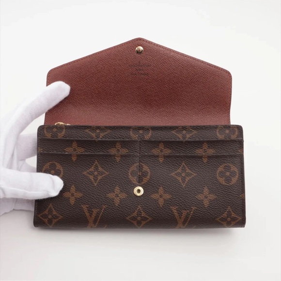 Louis Vuitton Brown Monogram Wallet with Gold Chain - Picture 11 of 16